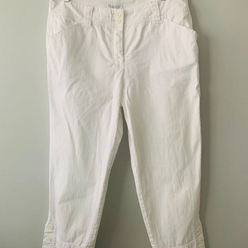 Charter Club white capri jeans